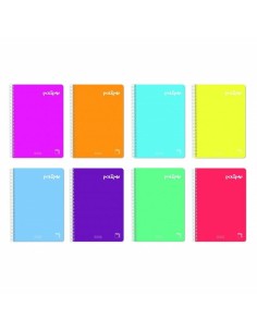 Quaderno Pacsa Polipac Multicolore Din A4 5 Pezzi 80 Pagine da Pacsa, Blocchi spiralati - Ref: S8414699, Precio: €15.50, Desc...