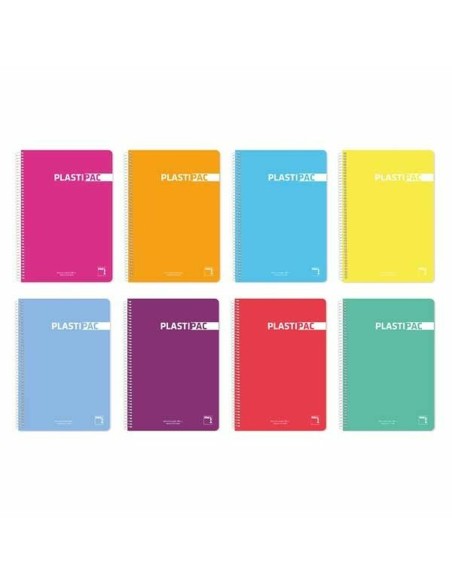 Caderno Pacsa Multicolor Din A4 5 Peças 80 Folhas | Tienda24 Tienda24.eu