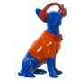 Figura Decorativa Alexandra House Living Azul Naranja Plástico Perro Auriculares 14 x 26 x 18 cm de Alexandra House Living, C...