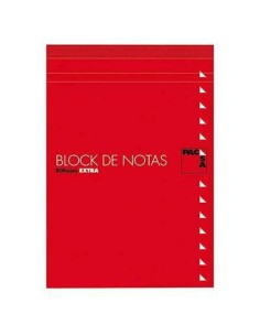 Bloco de Notas ENRI Vermelho 1/8 80 Folhas 4 mm (10 Unidades) | Tienda24 Tienda24.eu