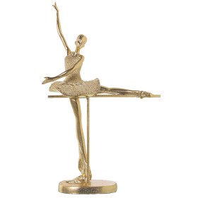 Statua Decorativa Alexandra House Living Dorato Plastica Ballerina 16 x 27 x 39 cm di Alexandra House Living, Oggetti da coll...