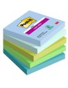 Notas Adesivas Post-it Super Sticky Multicolor 5 Peças 76 x 76 mm | Tienda24 Tienda24.eu