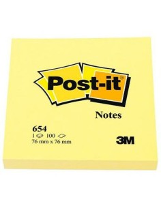 Notes Adhésives Post-it CANARY YELLOW Jaune 7,6 x 7,6 cm 36 Unités 36 Pièces 76 x 76 mm de Post-it, Feuillets autocollants - ...