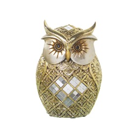 Figurine Décorative Alexandra House Living Doré Acrylique Plastique Mélamine Hibou 12 x 9 x 18 cm de Alexandra House Living, ...