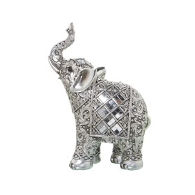 Figurine Décorative Alexandra House Living Argenté Plastique Eléphant 11 x 18 x 24 cm Miroirs de Alexandra House Living, Pièc...