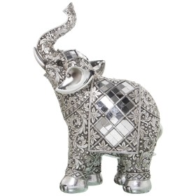 Decorative Figure Alexandra House Living Silver Plastic Elephant 13 x 22 x 30 cm Mirrors by Alexandra House Living, Collectab...