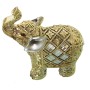 Figura Decorativa Alexandra House Living Dourado Acrílico Plástico Melamina Elefante 11 x 6 x 16 cm de Alexandra House Living...