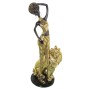 Figura Decorativa Alexandra House Living Dourado Plástico Leão Africana 13 x 17 x 38 cm de Alexandra House Living, Colecionáv...