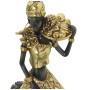 Statua Decorativa Alexandra House Living Dorato Acrilico Plastica Melammina Africana 13 x 9 x 19 cm di Alexandra House Living...