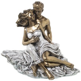 Decorative Figure Alexandra House Living Golden Plastic Pair 23 x 30 x 28 cm by Alexandra House Living, Collectables - Ref: D...