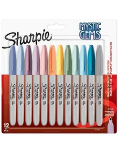 Set of Felt Tip Pens Sharpie Mystic Gems 12 Pieces Cake by Sharpie, Permanent Markers & Marker Pens - Ref: S8417498, Price: 1...