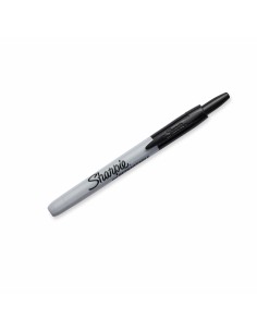 Permanent marker Sharpie Fine Retractable Black 12 Units by Sharpie, Permanent Markers & Marker Pens - Ref: S8417507, Price: ...