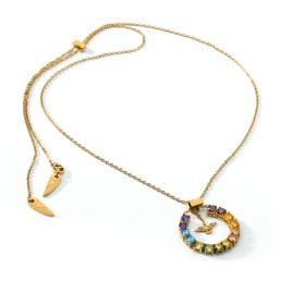 Collier Femme AN Jewels AL.NLOY1YF de AN Jewels, Colliers - Réf : S7252124, Prix : 105,80 €, Remise : %