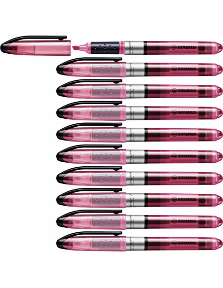 Marcador Fluorescente Stabilo Navigator Cor de Rosa 10 Peças (1 Unidade) | Tienda24 Tienda24.eu