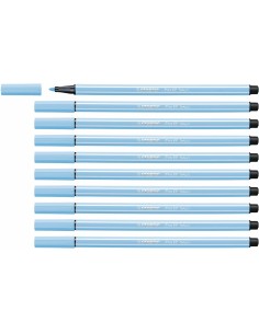 Pennarelli Stabilo Pen 68 Fluorescente Azzurro (10 Pezzi) da Stabilo, Penne a punta porosa - Ref: S8417616, Precio: 11,85 €, ...