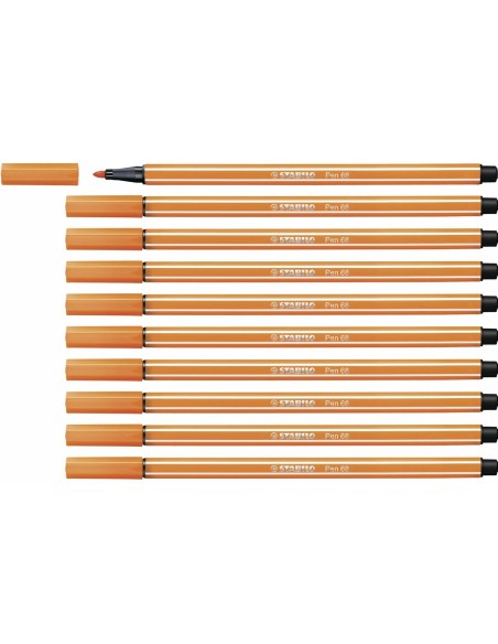 Filzstifte Stabilo Pen 68 (10 Stücke) | Tienda24 Tienda24.eu