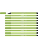 Pennarelli Stabilo Pen 68 Verde Chiaro (10 Pezzi) da Stabilo, Penne a punta porosa - Ref: S8417632, Precio: 11,85 €, Descuent...