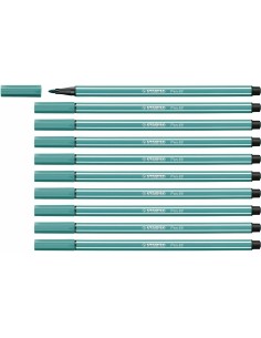 Rotuladores Faber-Castell Broadpen Document 1554 Azul (10 Unidades) | Tienda24 Tienda24.eu