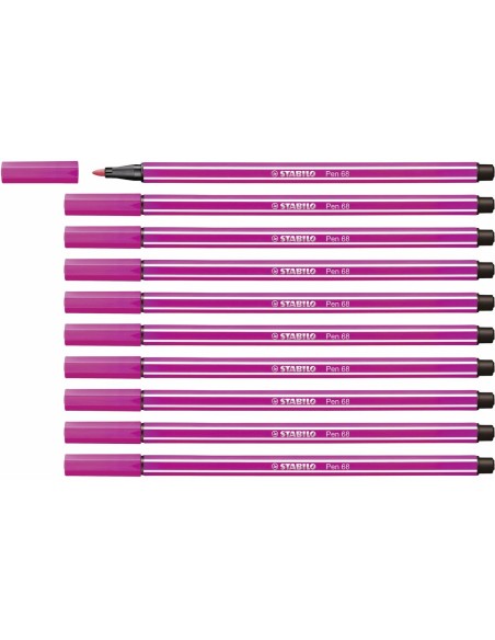 Filzstifte Stabilo Pen 68 Rosa (10 Stücke) | Tienda24 Tienda24.eu