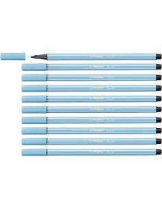 Set of Felt Tip Pens Staedtler Black (10 Units) | Tienda24 Tienda24.eu