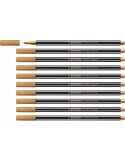 Filzstifte Stabilo Pen 68 metallic Kupfer (10 Stücke) | Tienda24 Tienda24.eu