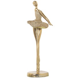 Statua Decorativa Alexandra House Living Dorato Acrilico Plastica Melammina Ballerina di Alexandra House Living, Oggetti da c...