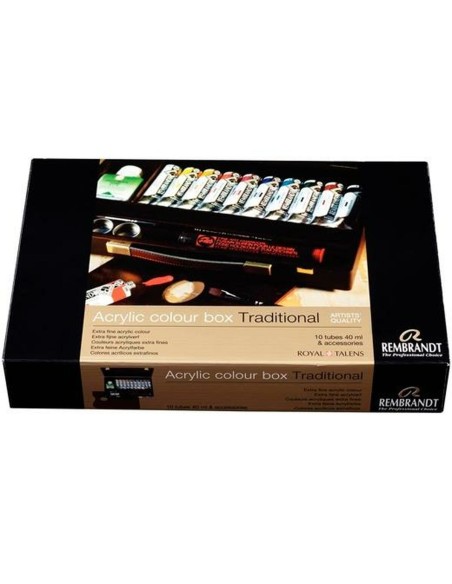 Painting set Talens Rembrandt Acrylic paint 15 Pieces Multicolour 40 ml | Tienda24 Tienda24.eu