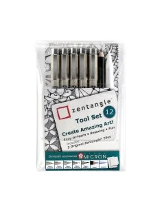 Drawing Set Talens Sakura Zentangle (12 Pieces) by Talens Sakura, Art Sets - Ref: S8418326, Price: €18.55, Discount: %