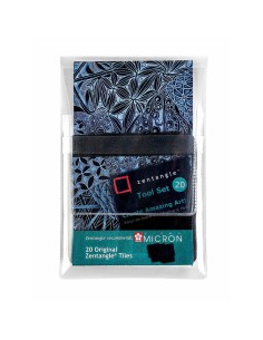 Papel de dibujo Talens Sakura Zentangle Negro 20 Piezas (20 Unidades) de Talens Sakura, Papel de dibujo - Ref: S8418327, Prec...