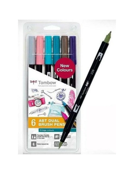 Felt-tip pens Tombow ABT DUAL Multicolour | Tienda24 Tienda24.eu