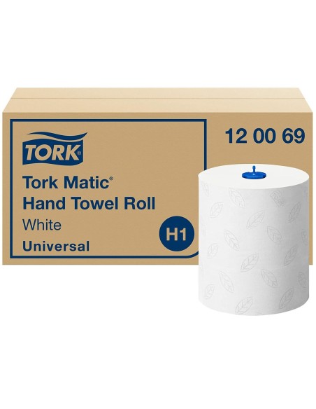 Papel secamanos Tork Matic Blanco 150 m | Tienda24 Tienda24.eu