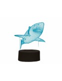 LEDlamp iTotal 3D Shark 12,1 x 4 x 20,7 cm Plastic 21 cm | Tienda24 Tienda24.eu