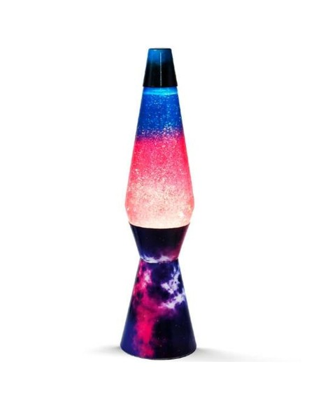 Lámpara de Lava iTotal Azul Rosa Cristal Plástico 40 cm | Tienda24 Tienda24.eu