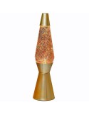 Lava Lamp iTotal 40 cm Golden Crystal Plastic | Tienda24 Tienda24.eu