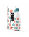 Garrafa Térmica iTotal Dots Branco Aço inoxidável 500 ml | Tienda24 Tienda24.eu