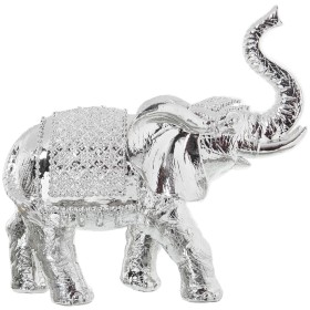 Figura Decorativa Alexandra House Living Plateado Plástico Elefante 11 x 20 x 21 cm de Alexandra House Living, Coleccionables...