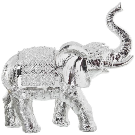 Deko-Figur Alexandra House Living Silberfarben Kunststoff Elefant 11 x 20 x 21 cm von Alexandra House Living, Sammlerstücke -...