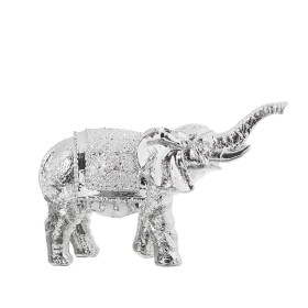 Figura Decorativa Alexandra House Living Prateado Acrílico Plástico Melamina Elefante 18 x 7 x 12 cm de Alexandra House Livin...