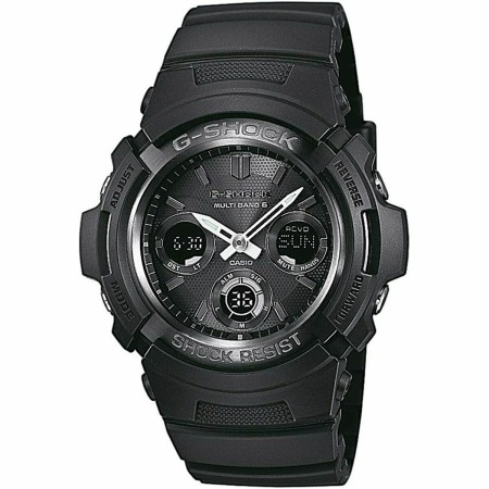 Reloj Hombre Casio G-Shock AWG-M100B-1AER Negro (Ø 46 mm) de Casio G-Shock, Relojes de pulsera - Ref: S7261470, Precio: 135,3...