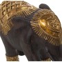 Decorative Figure Alexandra House Living Black Golden Plastic Elephant 9 x 18 x 18 cm by Alexandra House Living, Collectables...