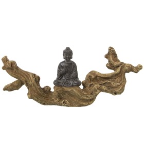 Statua Decorativa Alexandra House Living Acrilico Plastica Melammina Buddha 32 x 8 x 14 cm di Alexandra House Living, Oggetti...