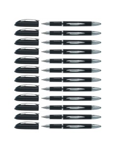 Boligrafo de tinta líquida Uni-Ball Air Micro UBA-188-M Negro 0,5 mm (12 Piezas) | Tienda24 Tienda24.eu