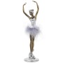 Figurine Décorative Alexandra House Living Blanc Argenté Acrylique Plastique Mélamine Ballerine 9 x 8 x 33 cm de Alexandra Ho...