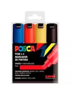 Set di Pennarelli POSCA PC-5M Basic Multicolore da POSCA, Materiali da disegno - Ref: S8418989, Precio: €19.90, Descuento: %