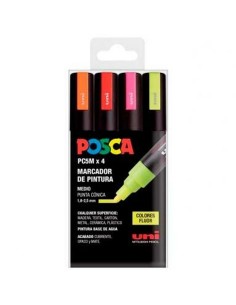 Rotuladores POSCA PC-5M Violeta (6 Unidades) | Tienda24 Tienda24.eu