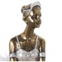 Decorative Figure Alexandra House Living White Silver Acrylic Plastic Melamin Ballerina by Alexandra House Living, Collectabl...