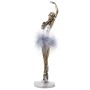 Figurine Décorative Alexandra House Living Blanc Argenté Acrylique Plastique Mélamine Ballerine de Alexandra House Living, Pi...