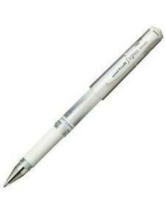 Boligrafo de tinta líquida Uni-Ball Signo Broad UM-153 W Blanco 0,6 mm (12 Piezas) de Uni-Ball, Bolígrafos de tinta líquida -...