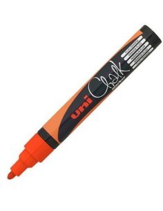 Pennarelli a gesso liquido Uni-Ball PWE-5M Arancio (6 Pezzi) da Uni-Ball, Marcatori cancellabili a secco e liquidi - Ref: S84...