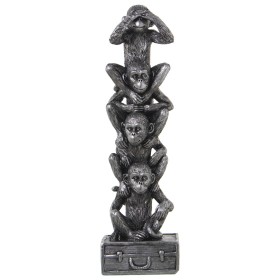 Decorative Figure Alexandra House Living Silver Acrylic Plastic Melamin Monkey 9 x 6 x 29 cm by Alexandra House Living, Colle...